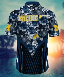 Michigan Wolverines NCAA Hawaiian Shirt, Aloha Shirt Ver 1