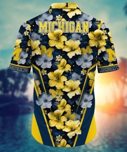 Michigan Wolverines NCAA Hawaiian Shirt, Aloha Shirt Ver 2