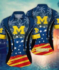 Michigan Wolverines NCAA Hawaiian Shirt For Fans