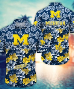 Michigan Wolverines NCAA Hawaiian Shirt Gift For Fan