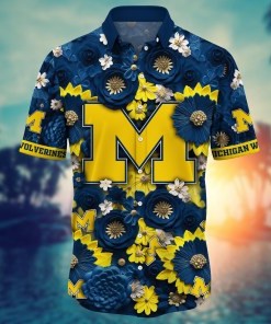Michigan Wolverines NCAA Hawaiian Shirt for This Summer Customize Shirt Any Team