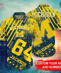 Michigan Wolverines Personalized Hawaiian Shirt
