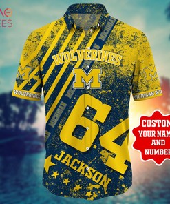 Michigan Wolverines Personalized Hawaiian Shirt