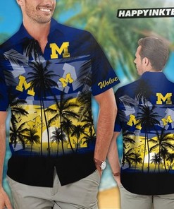 Michigan Wolverines Tropical Hawaiian Shirt