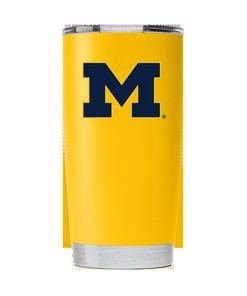Michigan Yellow Stainless Steel Tumbler Gift for Fan
