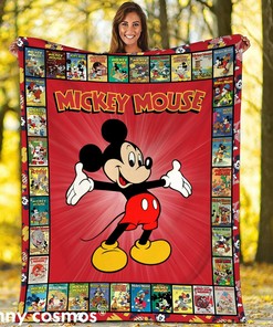 Mickey Fleece Blanket, Mickey Mouse Quilt Blanket