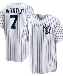 Mickey Mantle 7 New York Yankees Home Cooperstown Collection Player Jersey - White