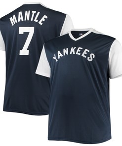Mickey Mantle New York Yankees Cooperstown Collection Player Replica Jersey - Navy/white Mlb