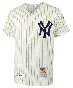 Mickey Mantle New York Yankees Mitchell Ness Mlb Jersey - Cream
