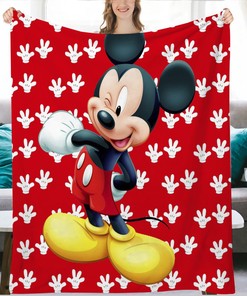 Mickey Mouse Blanket Warm for Bed Couch Sofa Kids Blankets