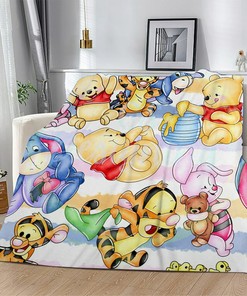 Mickey Mouse Characters Cartoon Blanket for Boys Girls