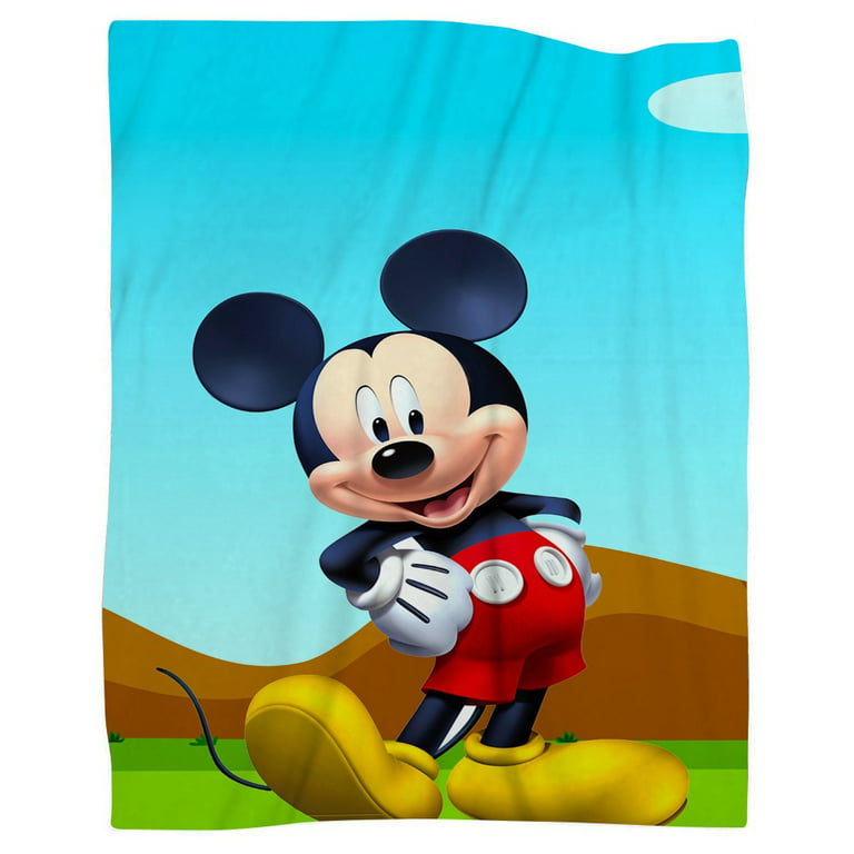 Mickey Mouse Characters Classic Blanket for Sofa Baby Kids Adults