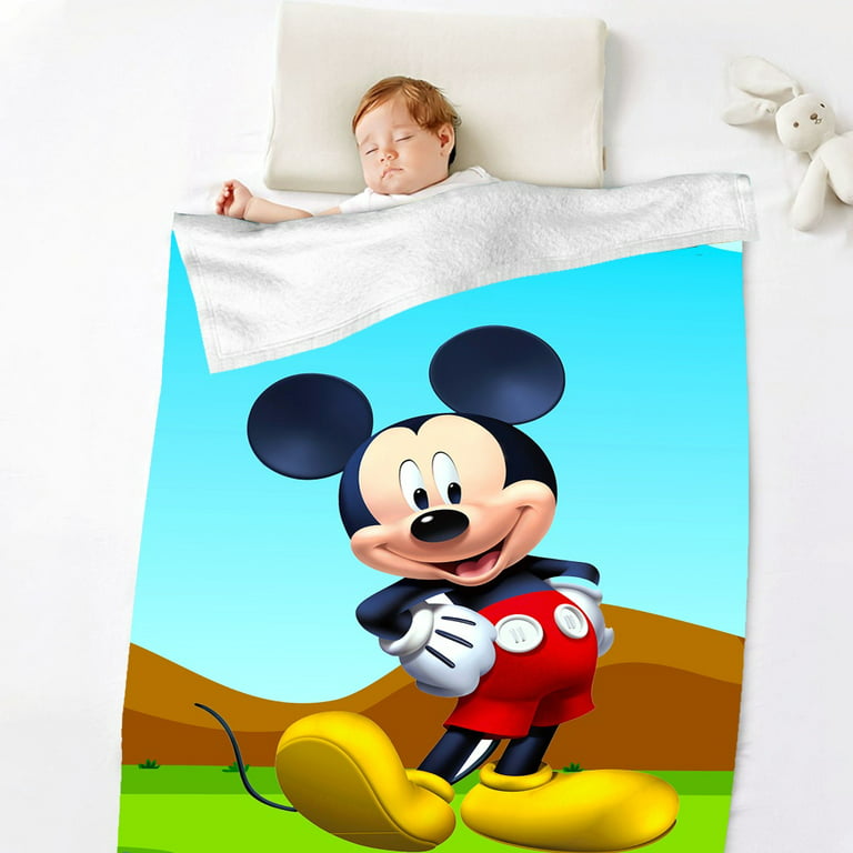 Mickey Mouse Characters Classic Blanket for Sofa Baby Kids Adults