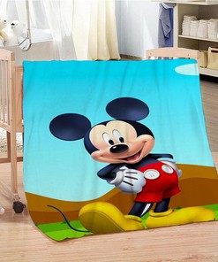 Mickey Mouse Characters Classic Blanket for Sofa Baby Kids Adults