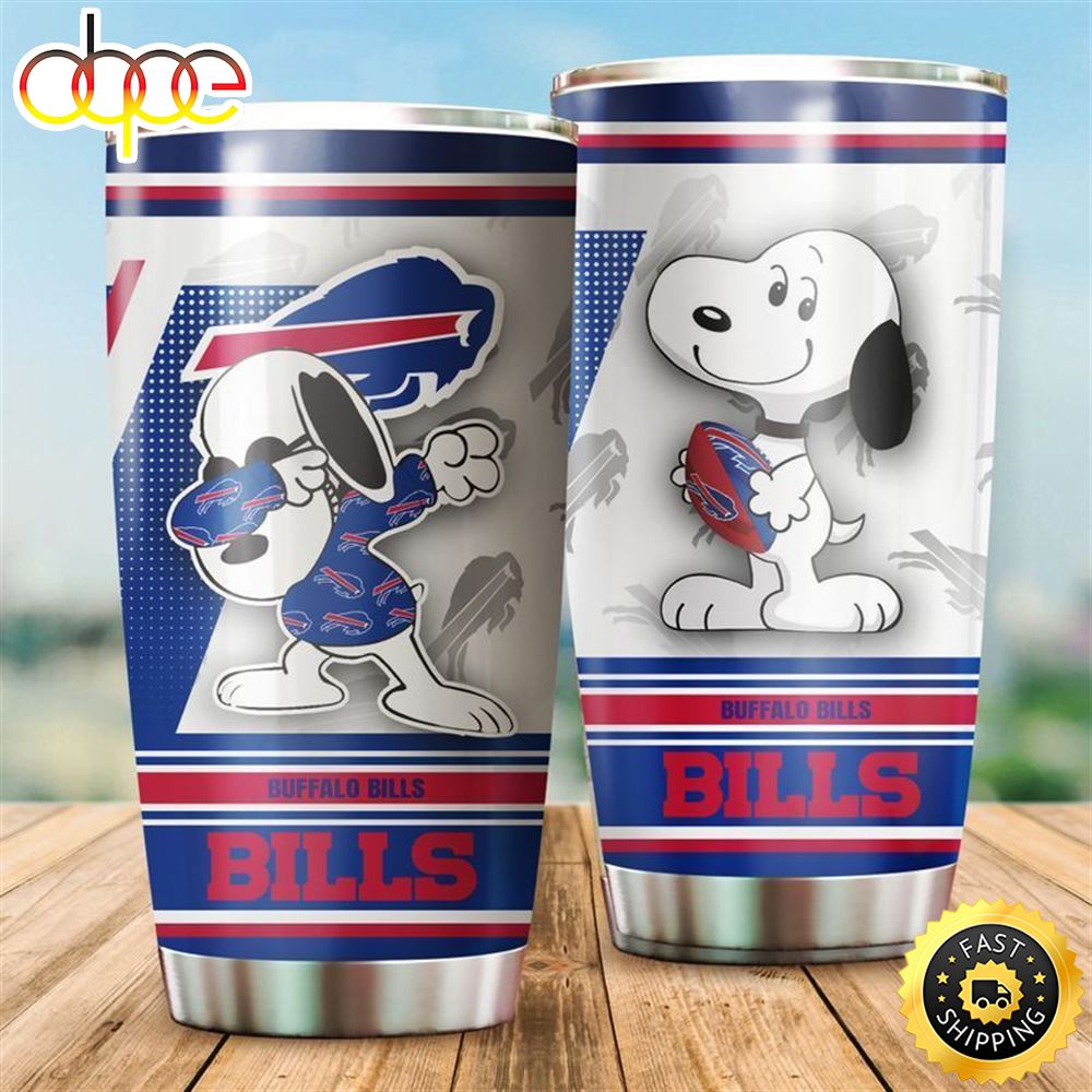 Mickey Mouse Disney Buffalo Bills NFL Football Teams Big Logo Gift For Fan Travel Tumbler