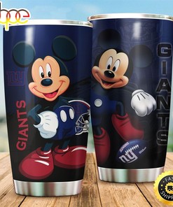Mickey Mouse Disney New York Giants NFL Football Teams Big Logo 16 Tumbler - Perfect Gift for Fans