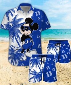 Mickey Mouse Duke Blue Devils Hawaiian Shirt