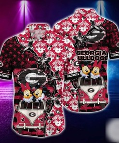 Mickey Mouse Georgia Bulldogs Uga Hawaiian Shirt