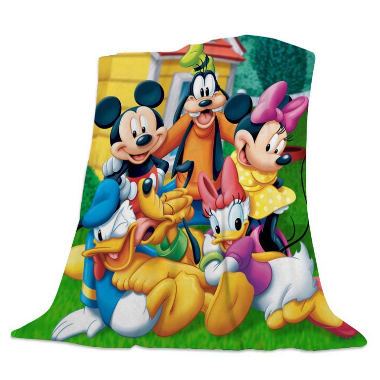 Mickey Mouse Kids Classic Blanket for Bed Sofa Couch Car