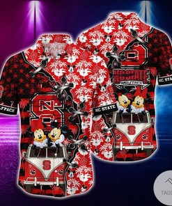 Mickey Mouse Nc State Wolfpack NCAA Hawaiian Shirt