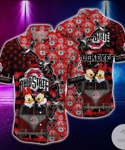 Mickey Mouse Ohio State Buckeyes NCAA Hawaiian Shirt
