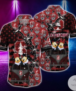 Mickey Mouse Stanford Cardinal NCAA Hawaiian Shirt