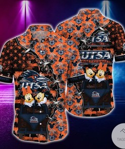 Mickey Mouse Utsa Roadrunners NCAA Hawaiian Shirt