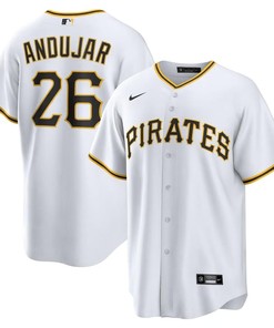 Miguel Andújar 26 Pittsburgh Pirates Home Men Jersey - White
