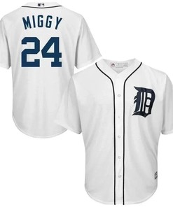 Miguel Cabrera Detroit Tigers Nickname Cool Base Player Jersey - White