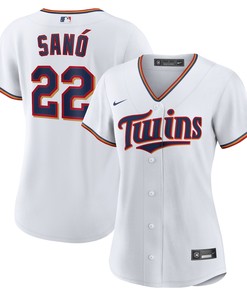 Miguel Sano Minnesota Twins Womens Home Replica Player Jersey - White Mlb