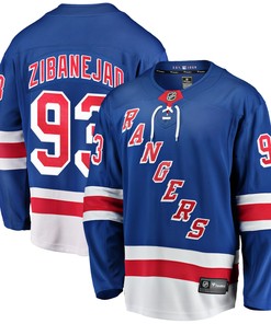 Mika Zibanejad New York Rangers Fanatics Branded Home Breakaway Player Game Jersey - Blue Nhl