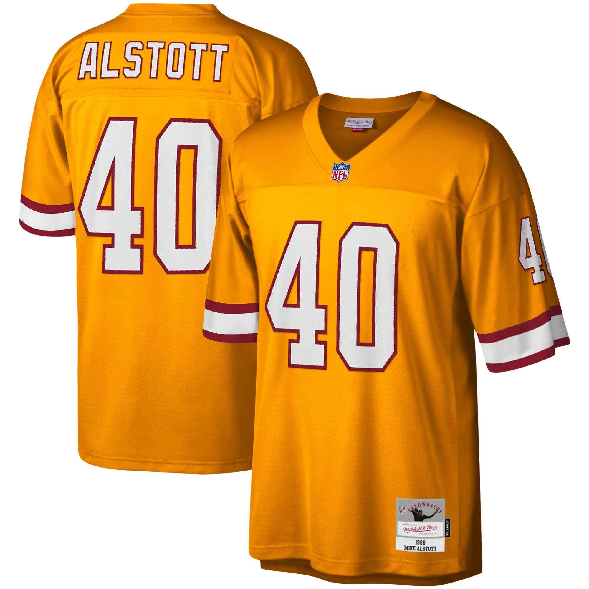 Mike Alstott Tampa Bay Buccaneers Mitchell & Ness Legacy Replica Jersey - Orange Nfl