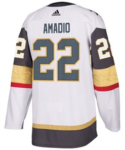 Mike Amadio 22 Vegas Golden Knights Stanley Cup 2023 Final Patch Away Breakaway Men Jersey - White