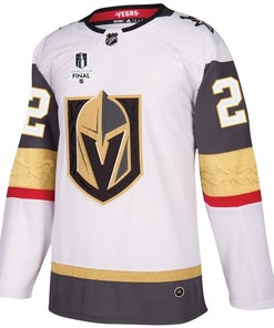 Mike Amadio 22 Vegas Golden Knights Stanley Cup 2023 Final Patch Away Breakaway Men Jersey - White