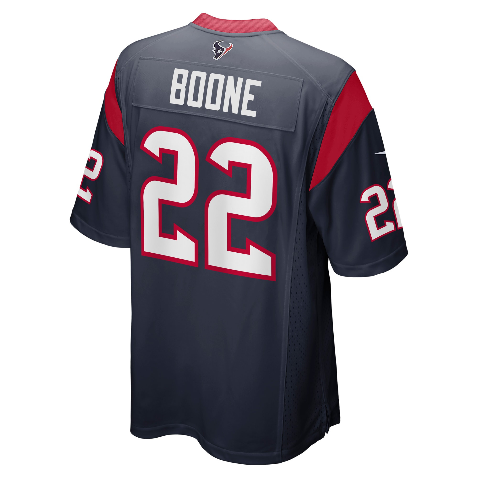 Mike Boone 22 Houston Texans Game Jersey - Navy