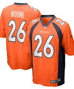 Mike Boone Denver Broncos Game Jersey - Orange Nfl