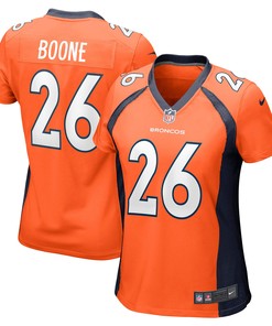 Mike Boone Denver Broncos Womens Game Jersey - Orange Nfl