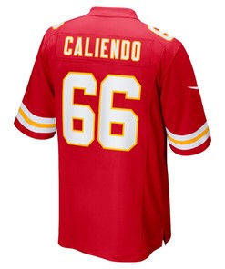 Mike Caliendo Kansas City Chiefs Game Player Jersey - Red