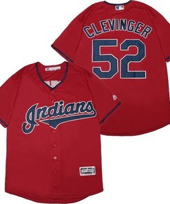 Mike Clevinger #52 2020 Mlb Red Jersey