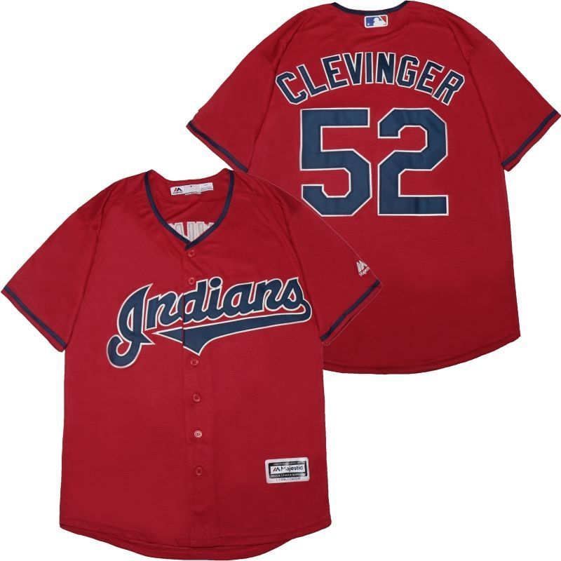 Mike Clevinger #52 2020 Mlb Red Jersey
