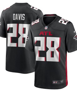 Mike Davis Atlanta Falcons Game Player Jersey - Black Nfl