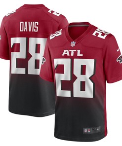 Mike Davis Atlanta Falcons Game Player Jersey Red Nfl