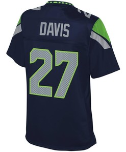 Mike Davis Seattle Seahawks Nfl Pro Line Womens Player Jersey - College Navy