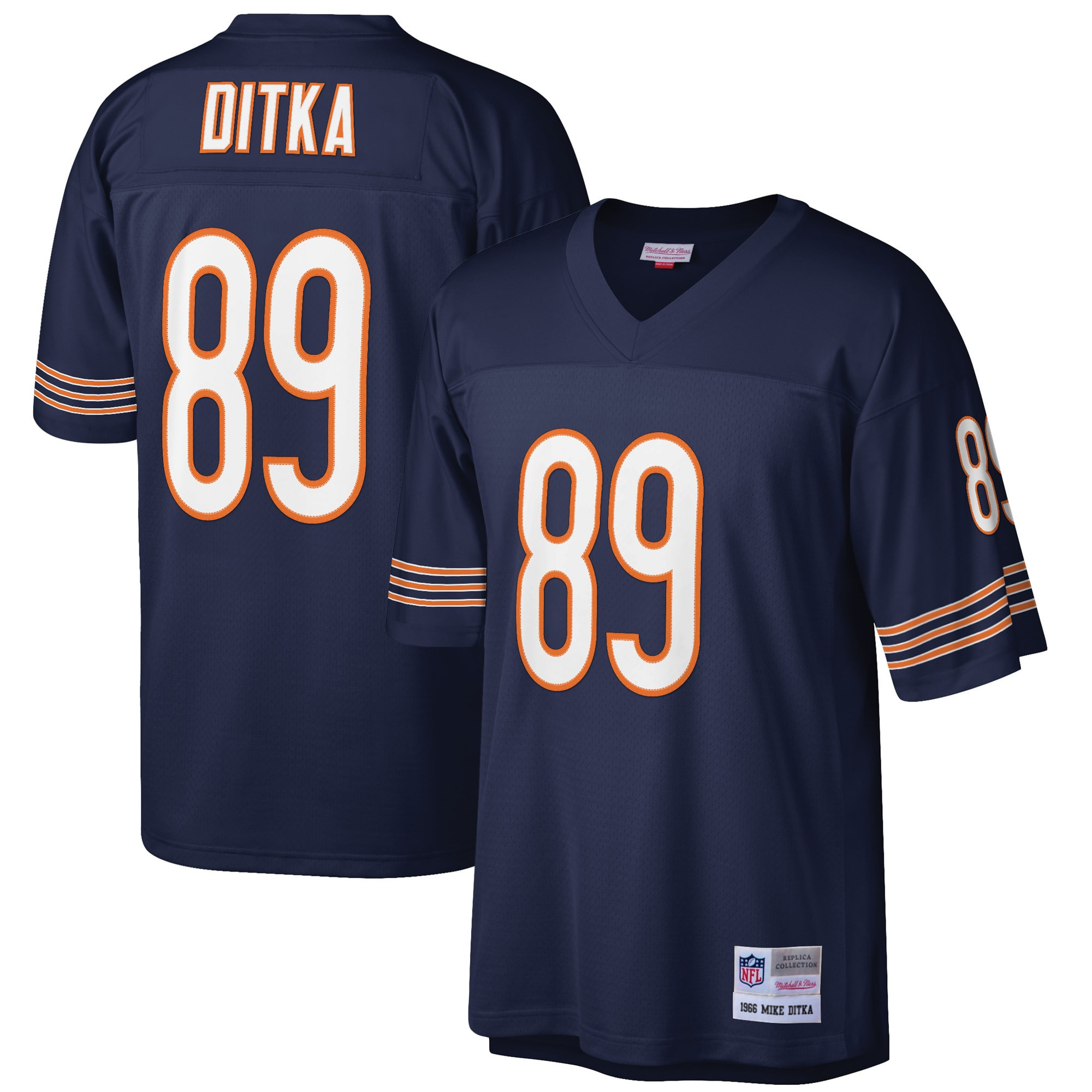 Mike Ditka Chicago Bears Mitchell & Ness Retired Player Legacy Replica Jersey - Navy Nfl
