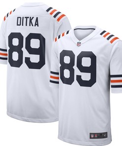 Mike Ditka Chicago Bears Nike 2019 Alternate Classic Retired Player Game Jersey - White