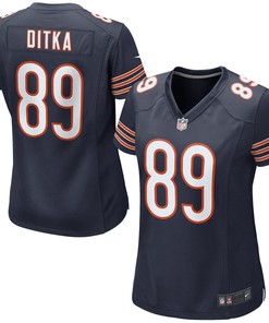 Mike Ditka Chicago Bears Nike Womens Retired Game Jersey - Navy Blue