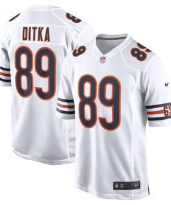 Mike Ditka Chicago Bears Retired Player Game Jersey - White Nfl