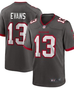 Mike Evans 13 Tampa Bay Buccaneers Alternate Game Jersey - Pewter