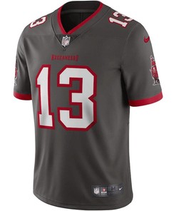 Mike Evans 13 Tampa Bay Buccaneers Alternate Vapor Limited Jersey - Pewter