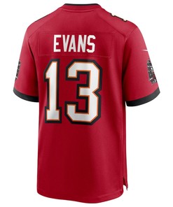 Mike Evans 13 Tampa Bay Buccaneers Game Jersey - Red